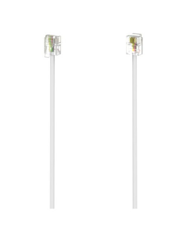 Cavo telefonico Hama 00201134 Plug White