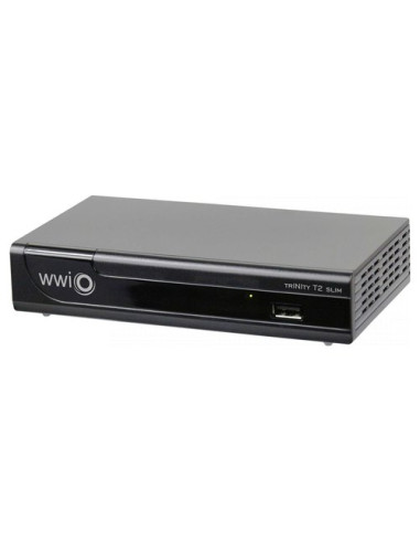 Decoder Wwio TRINITY T2 Slim Dvb T2 Hevc 10 Bit Black