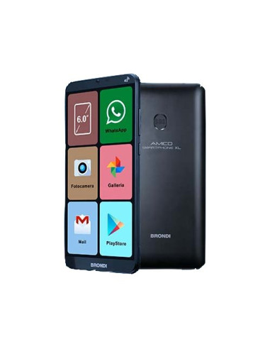 Smartphone Brondi 10278060 AMICO SMARTPHONE XL Black 16GB 10278060 Ram