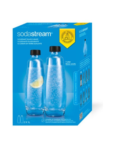 Bottiglia gasatore Sodastream 2270179 DUO Vetro Trasparente