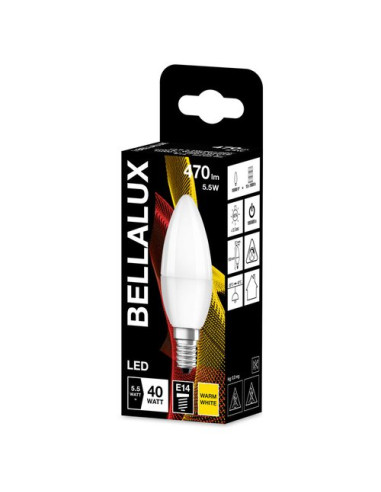 Lampadina led Bellalux Bianco opaco