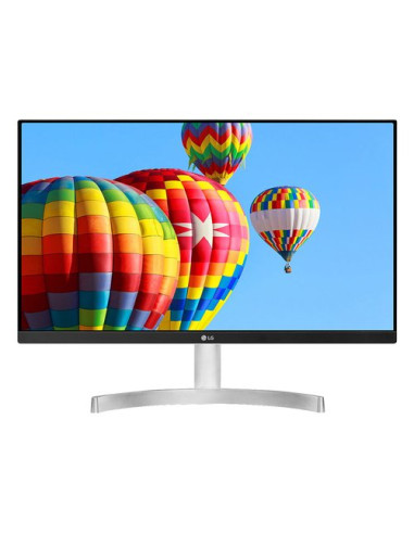 Monitor Lg 24MK600M W AEU SERIE MK600M Silver e White