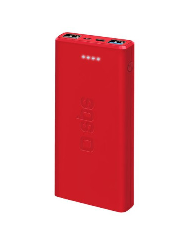 Power bank Sbs TTBB10000FASTR Intelligent Charge Ic Red