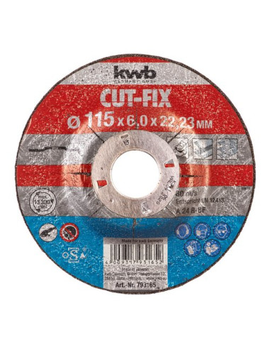 Disco abrasivo per smerigliare Kwb 793165 CUT FIX