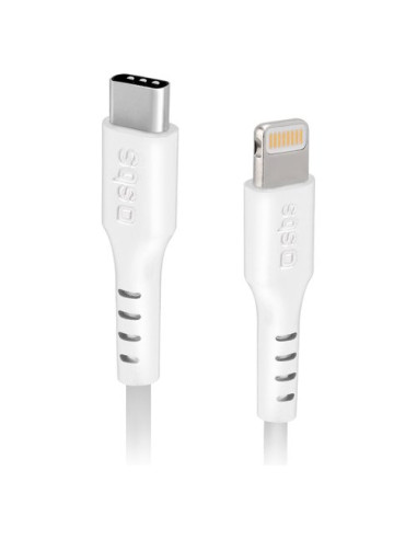 Cavo Lightning Sbs TECABLELIGTC2W CHARGING DATA CABLE Certificato Appl