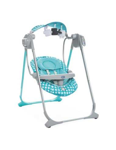 Sdraietta altalena Chicco 04 79110 410 POLLY SWING UP Turquoise