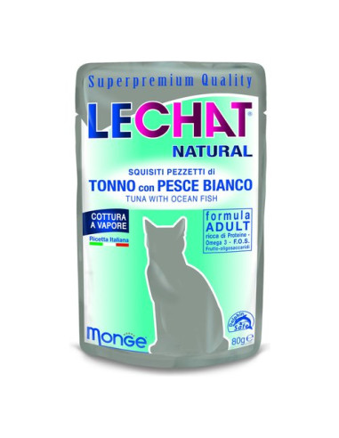 Pezzetti gelatina gatti Monge 0671 LECHAT NATURAL