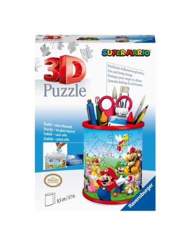 Puzzle Ravensburger 11255 3D Portapenne Super Mario