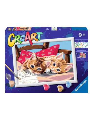 Gioco creativo Ravensburger 28938 CREART Gattini Sul Cuscino