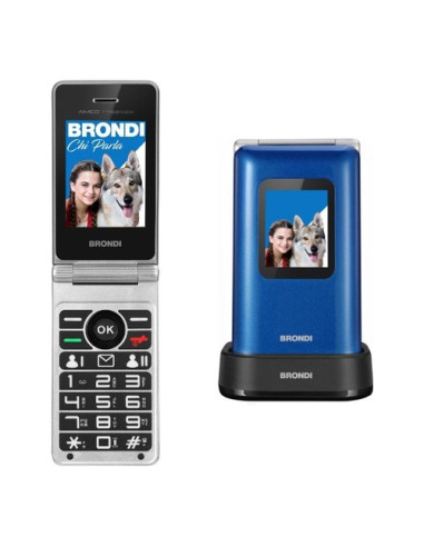 Cellulare Brondi AMICO Prezioso Blue metal