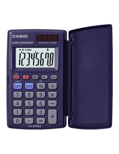 Calcolatrice Casio HS 8VERA HS SERIES Extra Big Lc Display Blu