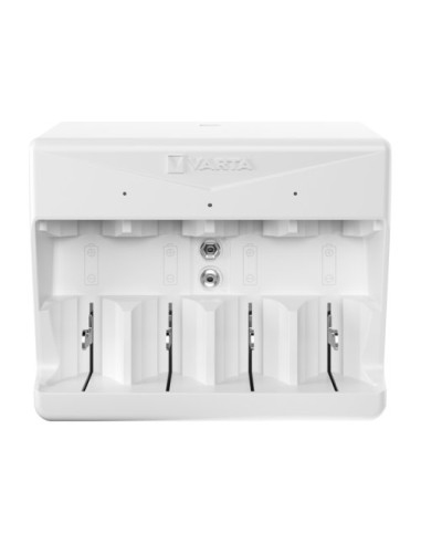 Caricabatterie Varta 57658101401 CHARGER Bianco