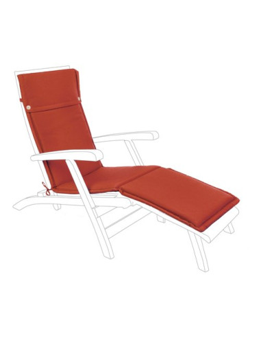 Cuscino chaise long Yes Everyday 0806655 POLY180 Rosso arancio