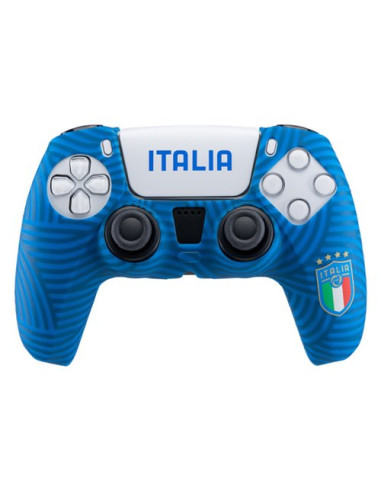 Cover gamepad Qubick ACP50010 PLAYSTATION 5 Figc Italia Blue