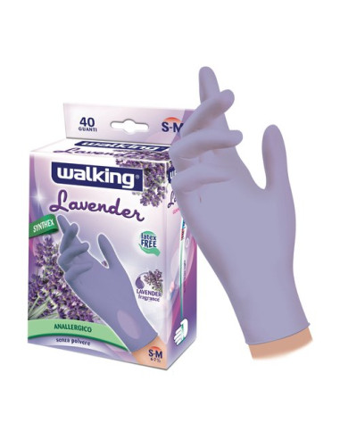 Guanti monouso Walking 010356 LAVENDER Viola