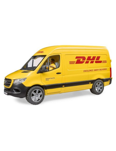 Furgone Dhl con Personaggio Bruder 02671 MERCEDES SPRINTER