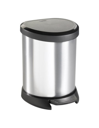 Pattumiera cucina Curver K185376KI16KK DECO BIN Silver