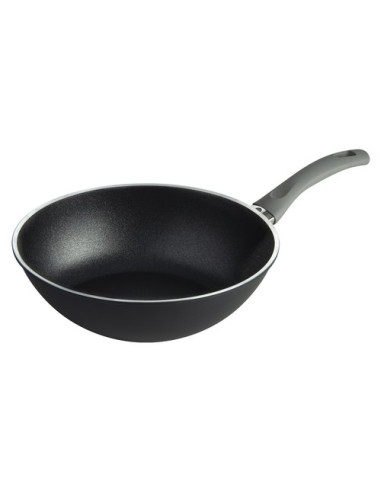 Wok Ballarini 1008454 LAZISE Manico lungo Nero