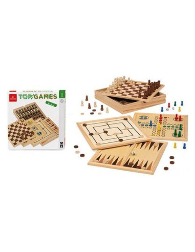 Gioco Dal Negro 53560 Top Games 5 Giochi legno