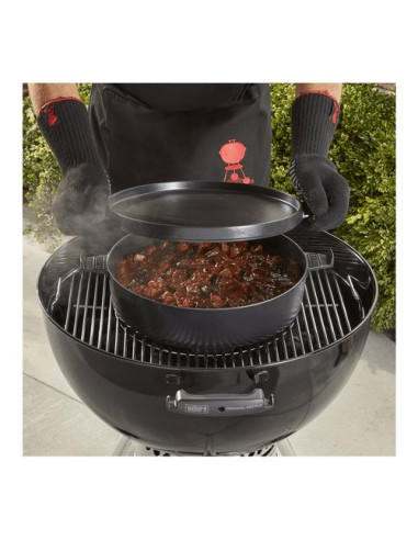 Cocotte Weber 8857 2 in 1 Nero