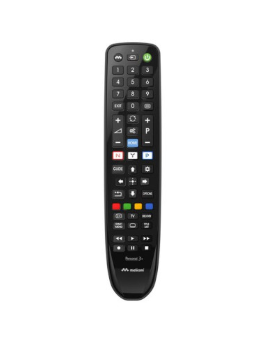 Telecomando tv Meliconi 806074 GUMBODY Personal 3+ Nero