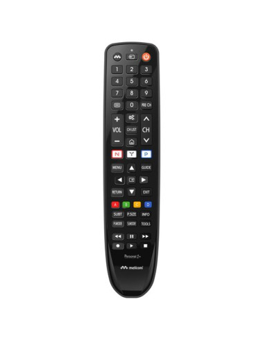 Telecomando tv Meliconi 806072 GUMBODY Personal 1+ Nero