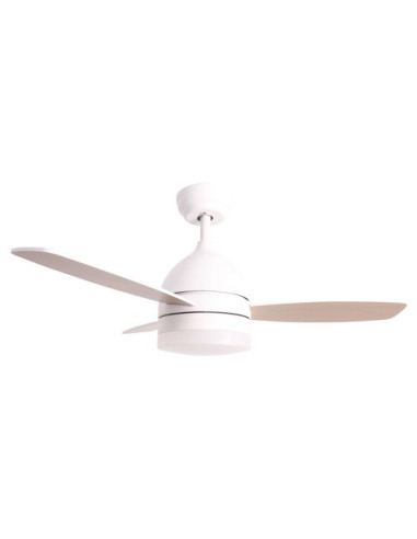 Ventilatore soffitto Perenz 7113 B IR Bianco e Legno