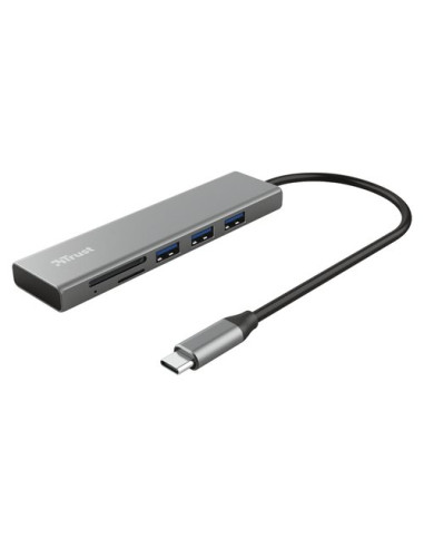 HUB Trust 24191 HALYX Usb C Grey