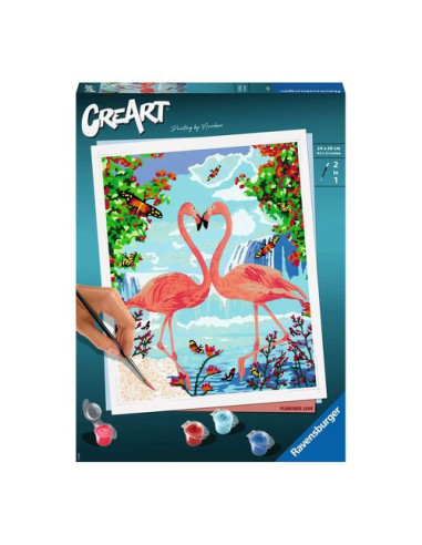 Gioco creativo Ravensburger 28991 CREART Fenicotteri Innamorati