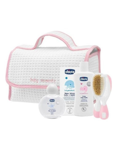 Set regalo Infanzia Chicco 00010617000000 BABY MOMENTS Beauty Bag con