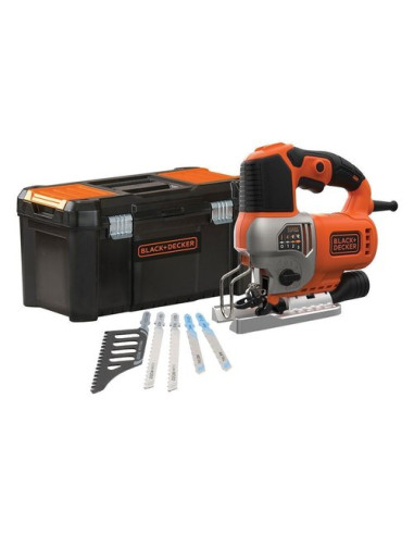 Seghetto alternativo Black & Decker BES610KA5 Con Valigetta e 5 Lame