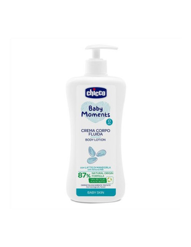 Crema idratante Chicco 00010595000000 BABY MOMENTS Corpo Delicata Flui