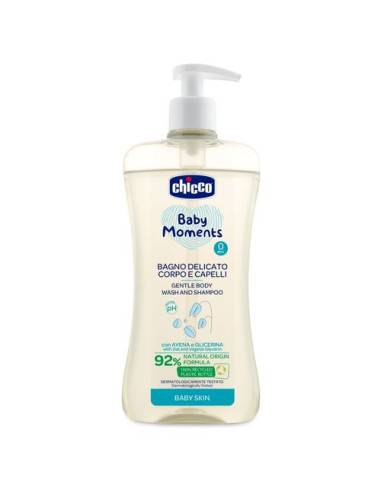 Bagnoschiuma bimbo Chicco 0010594000000 BABY MOMENTS Delicato Corpo e