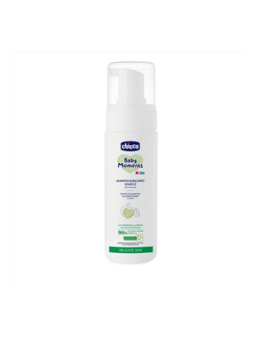 Shampoo Chicco 00010249000000 BABY MOMENTS Mousse con balsamo