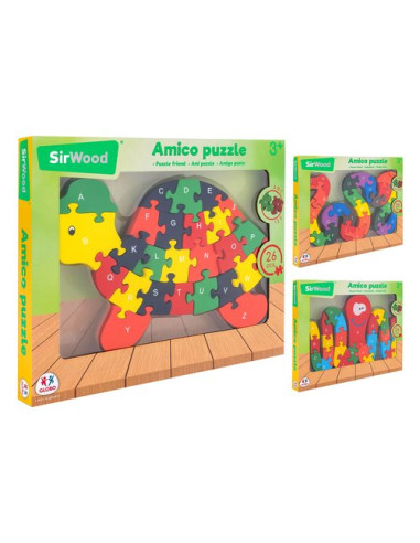 Puzzle Globo 40592 SIR WOOD Assortito