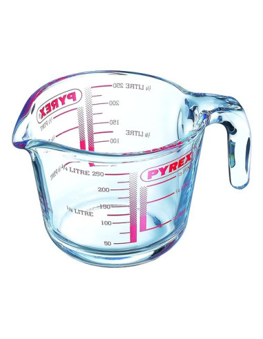 Contenitore graduato Pyrex 259B000 8016 Dosa alimenti Trasparente e Ro