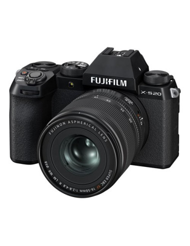 Fotocamera mirrorless Fujifilm X S20 Kit 16 50mm F2.8 4.8 R LM WR Blac