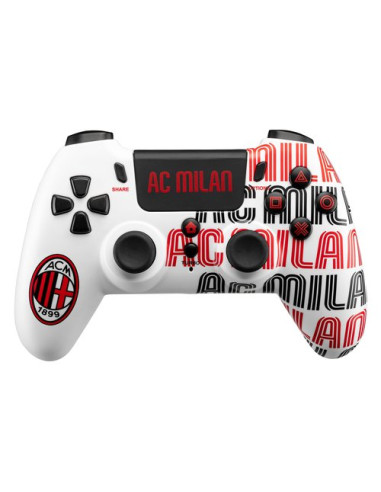 Gamepad Qubick COP40001 PLAYSTATION 4 AC Milan White e Red