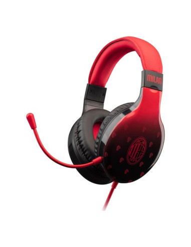 Cuffie gaming Qubick ACMU0209 MULTIPIATTAFORMA AC Milan Devils Black e