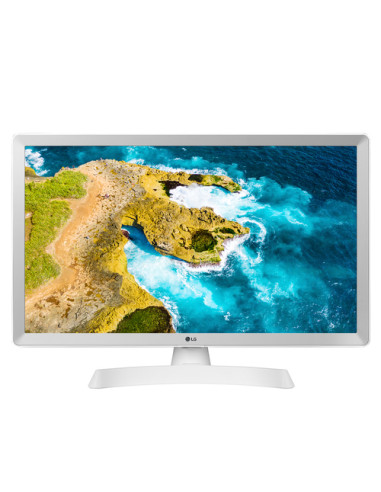 LG 24TQ510S Monitor TV 23.6" smart webOS 22 Wi-Fi NOVITÀ 2022 Bianco - (LG MTV24 24TQ510S-WZ HD SMART IT)