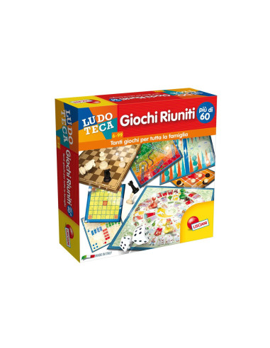 Ludoteca Giochi riuniti 60 pezzi Lisciani Giochi