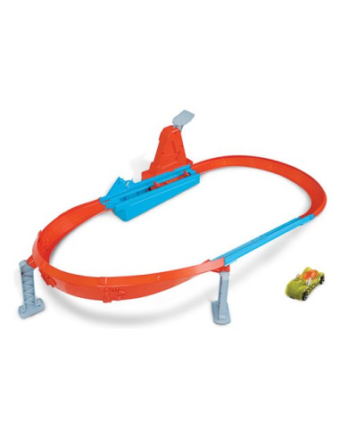 Playset pista Rapid Raceway Champion con Macchinina 1:64 Mattel GJM75