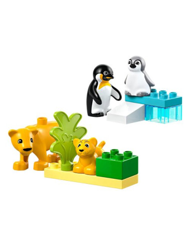 Famiglie di animali: pinguini e leoni LEGO 10442 DUPLO TOWN