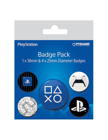 Gadget Pyramid International BP80699 PLAYSTATION Badge Pack Everything