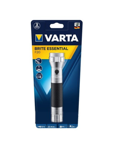 Torcia elettrica multiuso Varta 015618101401 Brite Essential F20 Argen