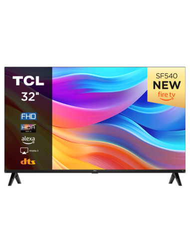 TCL SF5 Serie Smart TV Full HD 32" 32SF540, HDR 10, Dolby Audio, Multisound, Fire TV - (TCL TV32 32SF540 FHD SMART FIRE TV IT)