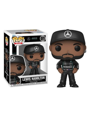 Personaggio collezione Funko 62220 POP SPORTS F1 Lewis Hamilton Black