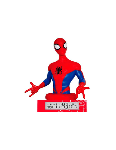 Spider-Man Lampada e Sveglia 3D