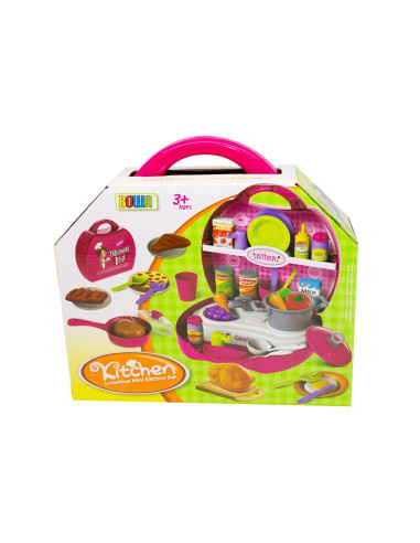 Valigetta con piano cottura e accessori Kidz Corner