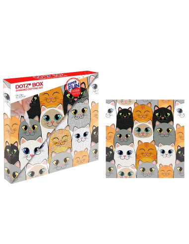 Diamond Dotz Box Clan di Gatti 28x28